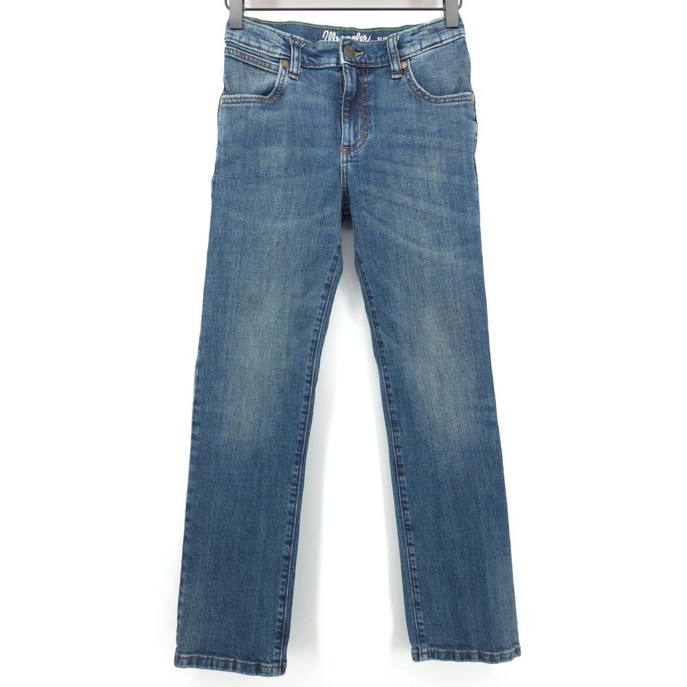 Wrangler Boys Jeans Retro Slim Straight‎ 11 Regular Blue Denim Western Cowboy